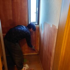 トイレの防臭処理　内装工事のついでに♪